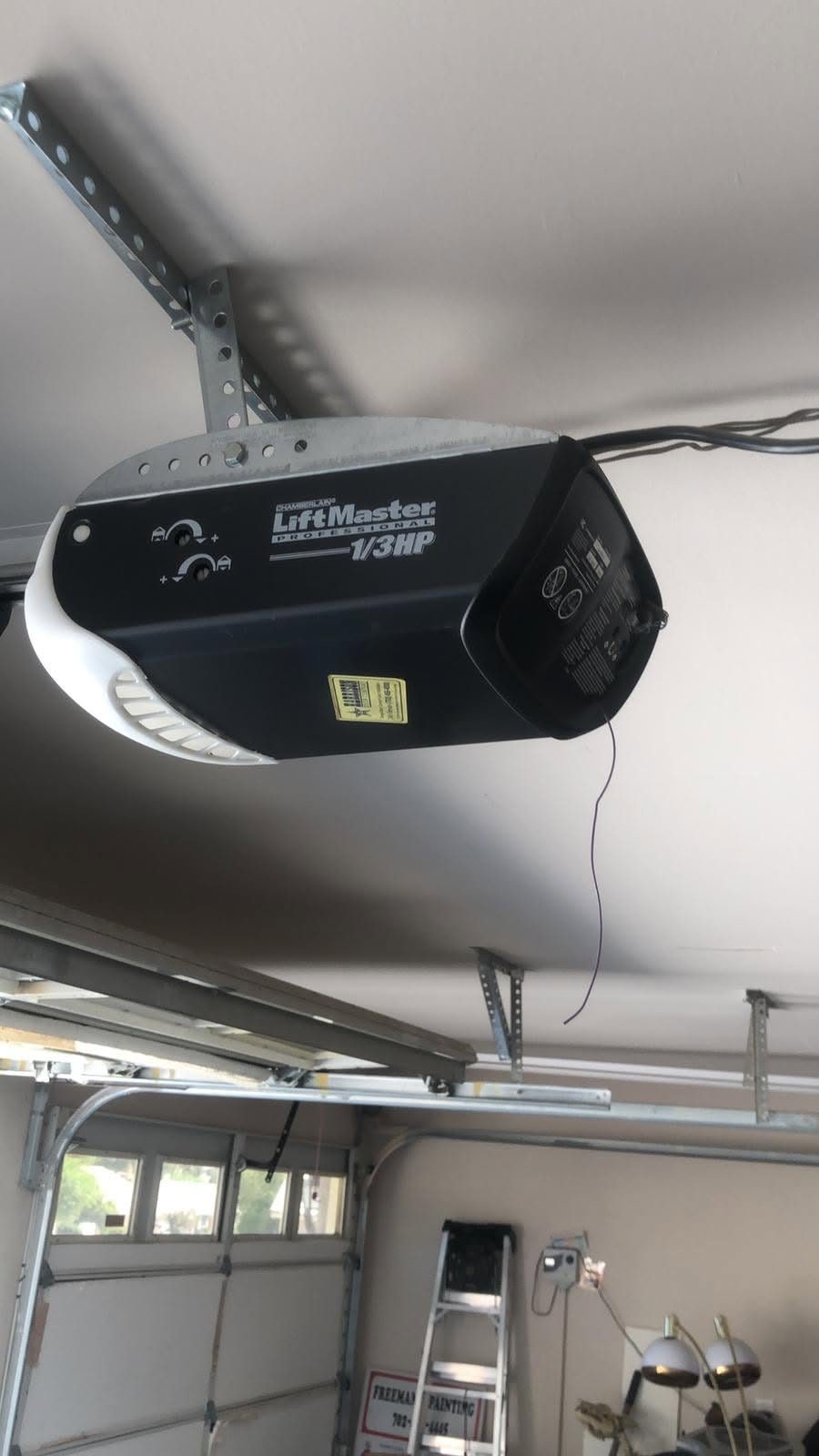 WeFix garage door service on-site in Jacksonville